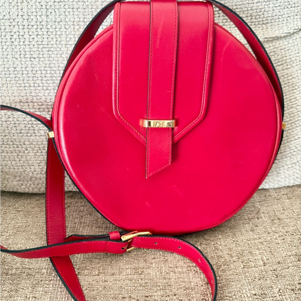 YSL Red Leather Crossbosy - Beautiful!!